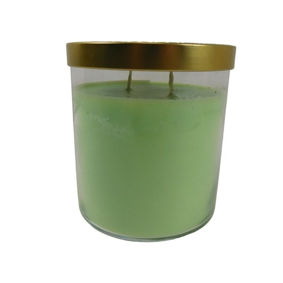 Opalhouse 15.1oz Lidded Glass Jar 2-Wick Candle Wildflowers Soy Wax Blend - Picture 6 of 10